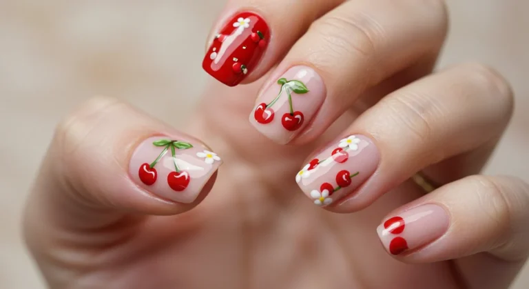 Cherry Nail Art