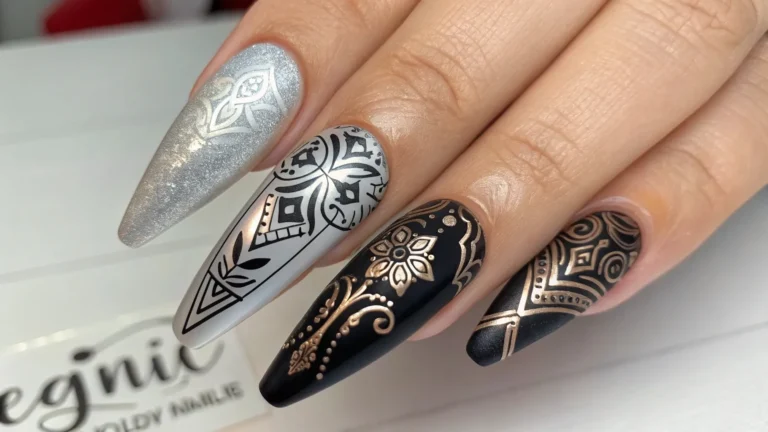 Medium Coffin Nails: The Best Shape for Elegant and Edgy Manicures